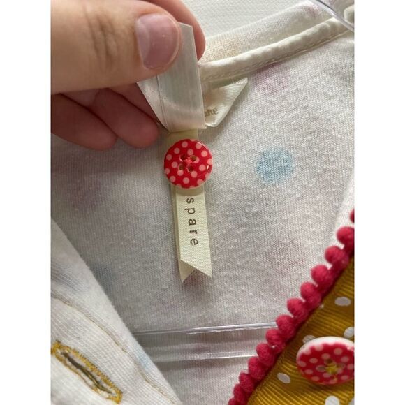 Matilda Jane Camp MJC Sunfish Cover Up Beachy Terry Cloth Button Up Size 4 - Picture 4 of 5